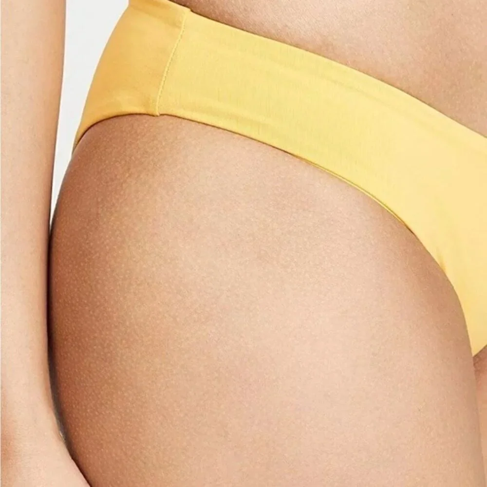 NWOT LSpace Small Sandy Bikini Bottoms Classic Yellow MSRP $70